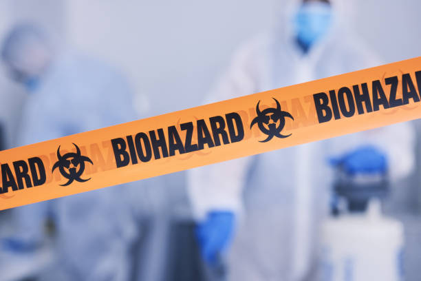 Professional Biohazard Cleanup technician working in Arnold, NE